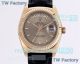 Replica TW Factory Rolex Day-Date II Stainless Steel plated Rose Gold Case Grey Dial Watch  (2)_th.jpg